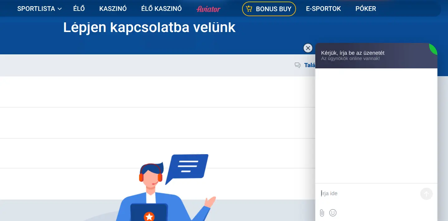 Mostbet élő csevegés ügyfélszolgálati felület